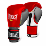 Перчатки тренировочные Everlast Powerlock, цвет красно-серый